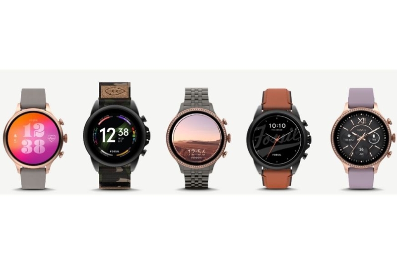 Five different Fossil Women’s Gen 6 smartwatch styles